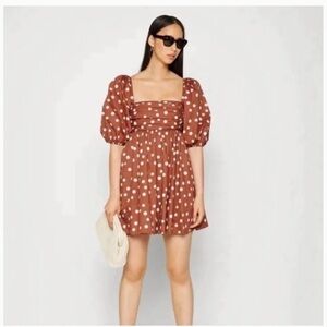 Abercrombie & Fitch Emerson Puff Sleeve Mini Dress | Size M NWT